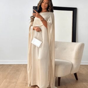 Tayma – Draped Sleeve Abaya