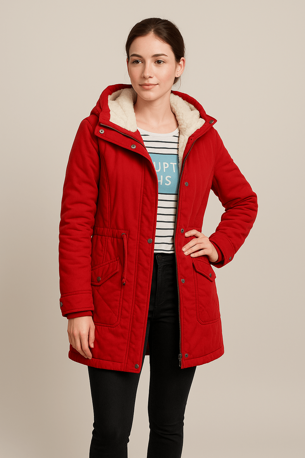 Liv – Women’s Water-Resistant Plush Lined Parka Jacket